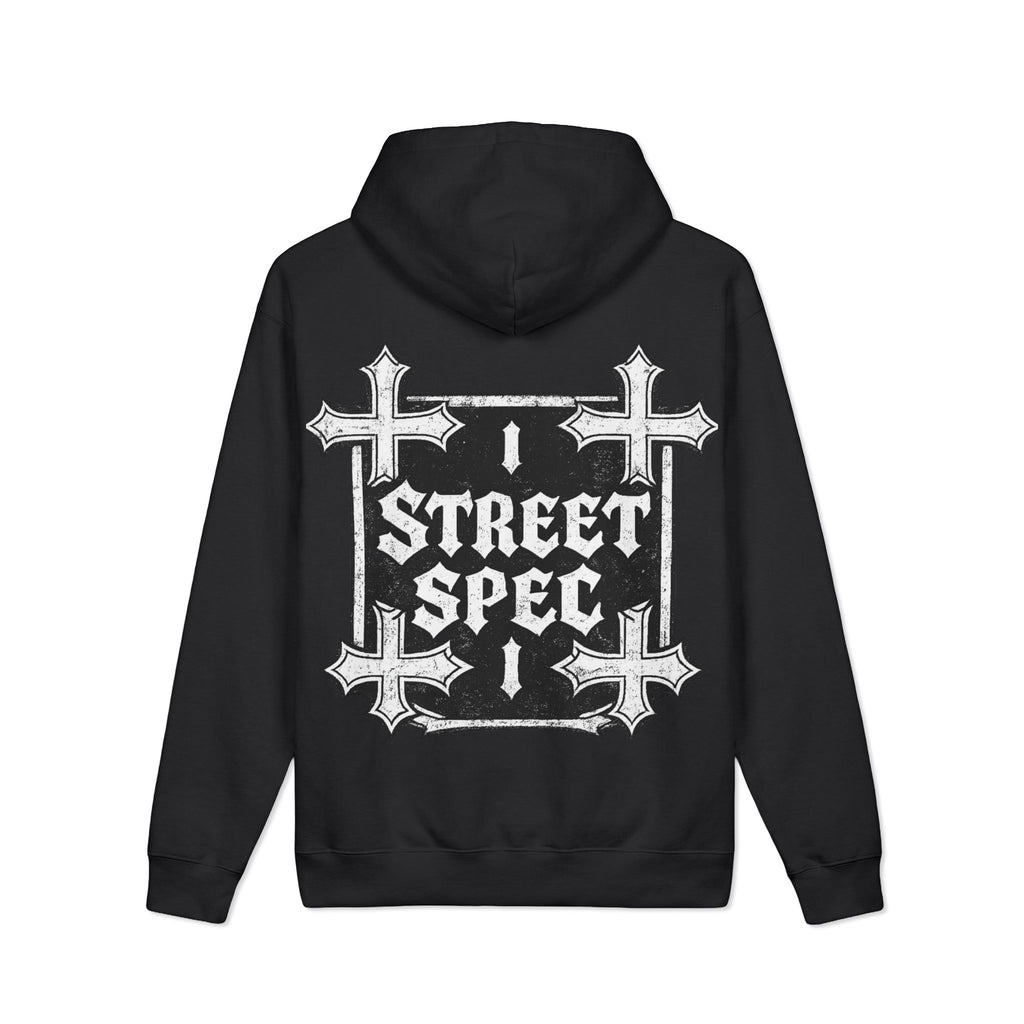 StreetSpec Gothic Hoodie — Graphic Logo Heavyweight Pullover