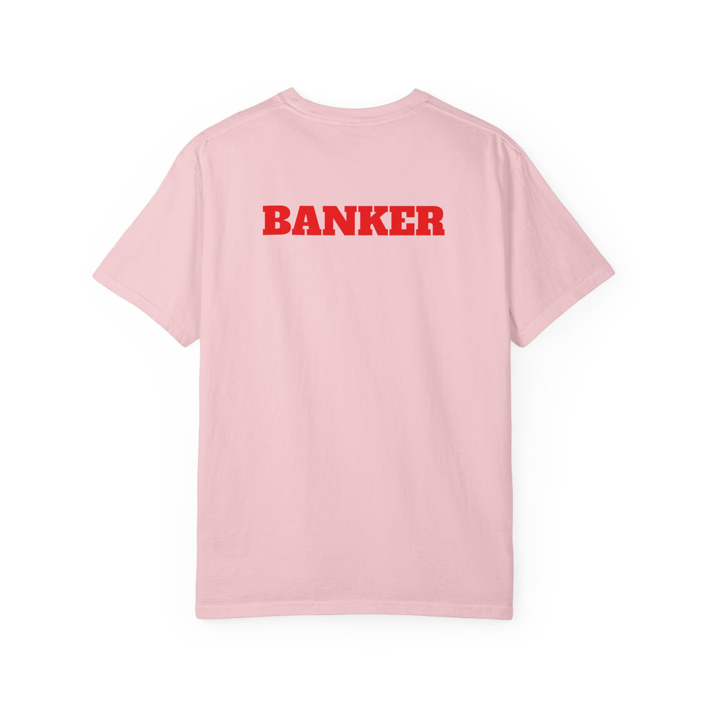 Banker Is King T-Shirt — Retro Crown Money Graphic Tee (Back "BANKER")