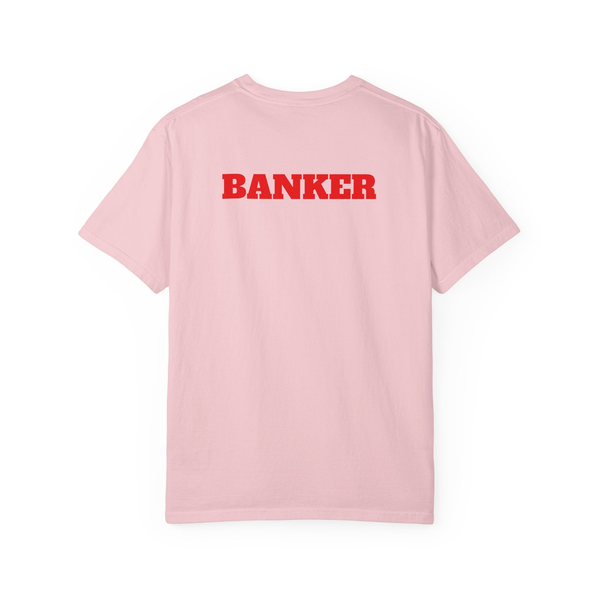 Banker Is King T-Shirt — Retro Crown Money Graphic Tee (Back "BANKER")