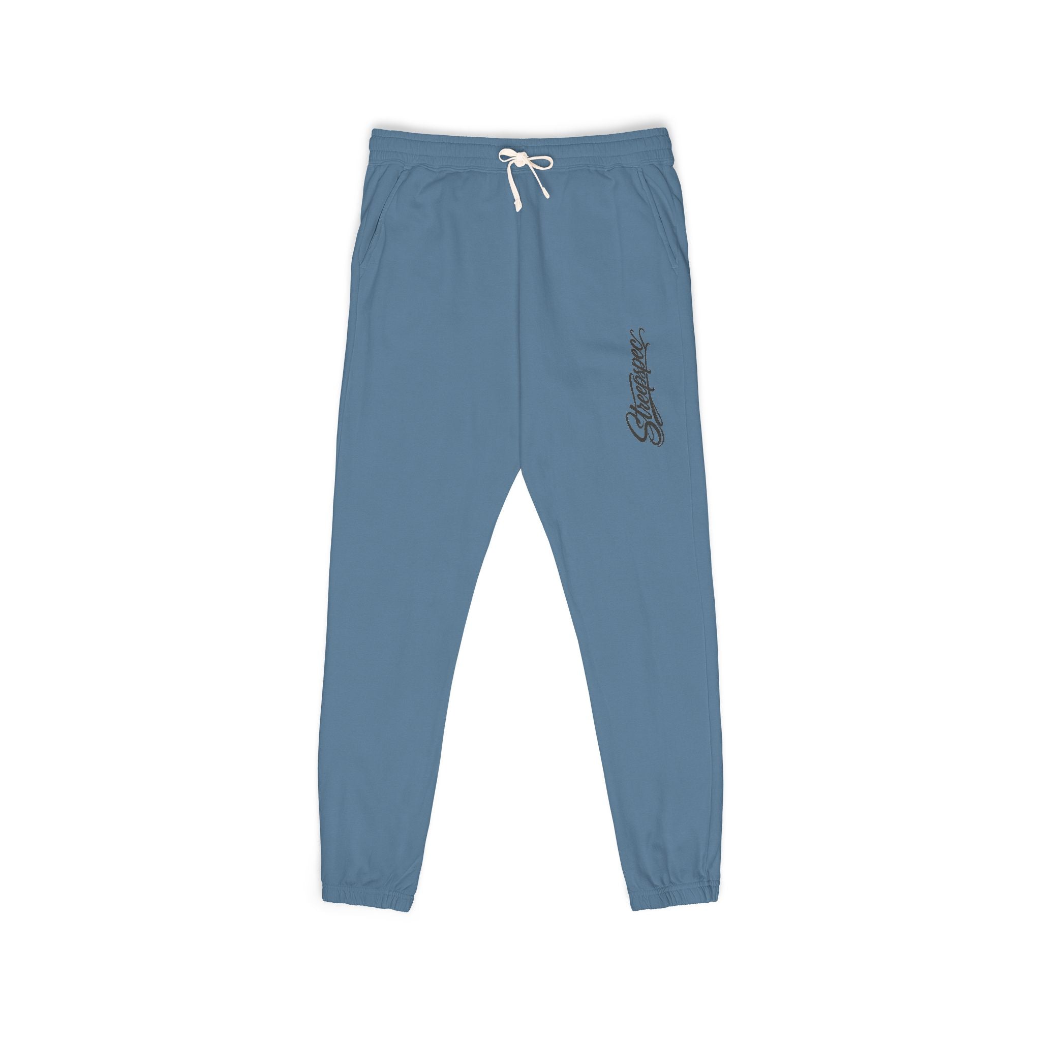 Ember Flame Sweatpants — Minimal Flame Graphic Fleece Joggers