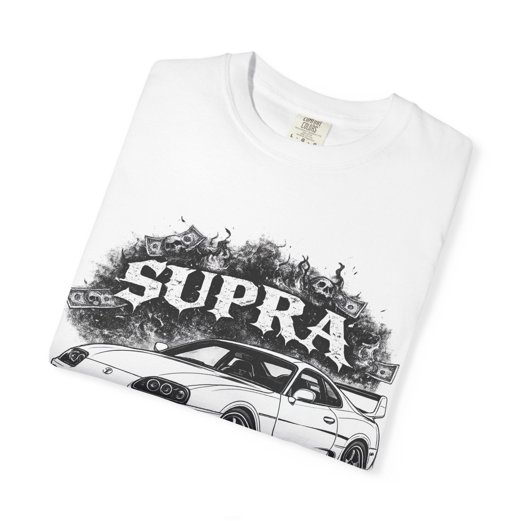 Supra MK4 Outline T-Shirt — Classic JDM Car Illustration