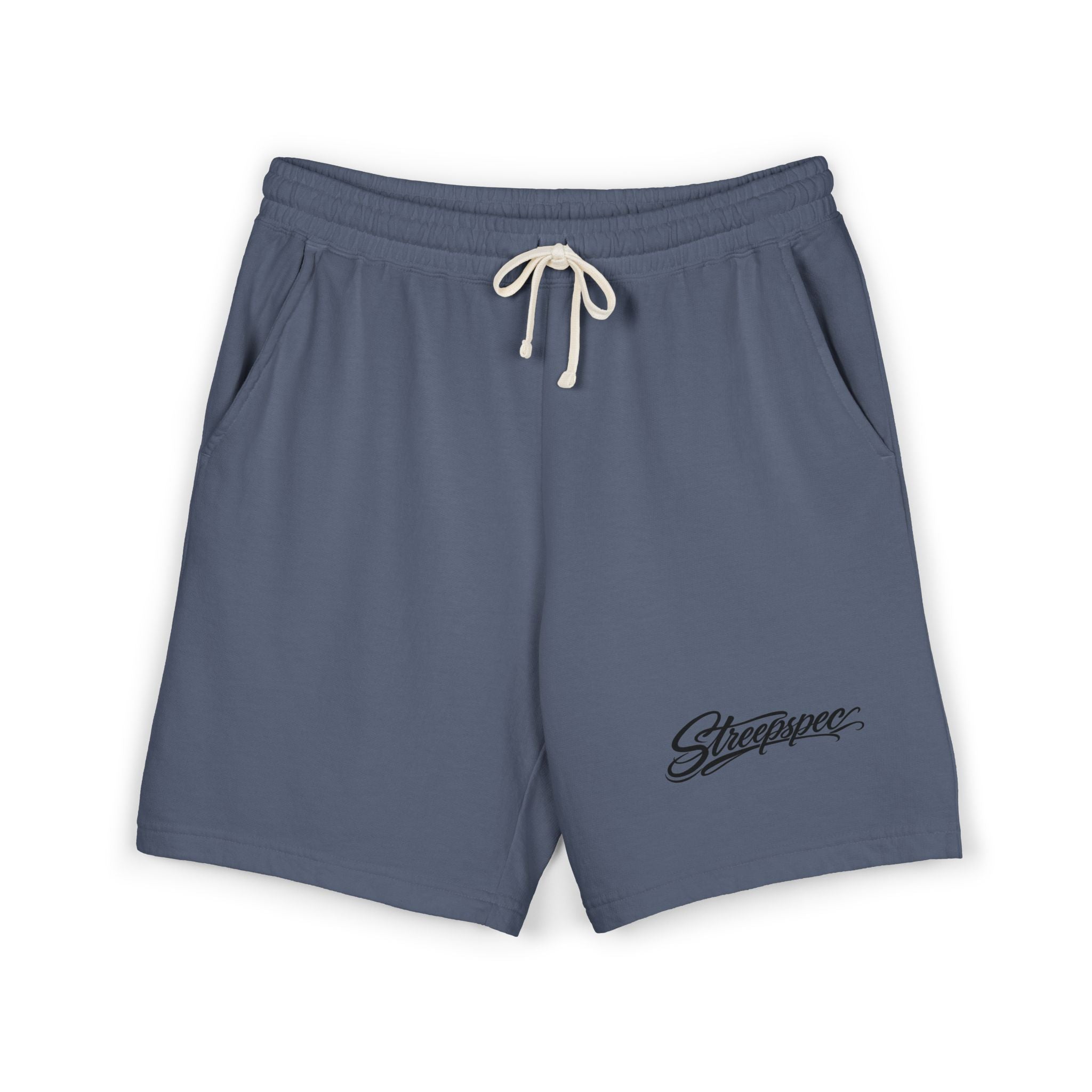 Embroidered Script Fleece Sweat Shorts