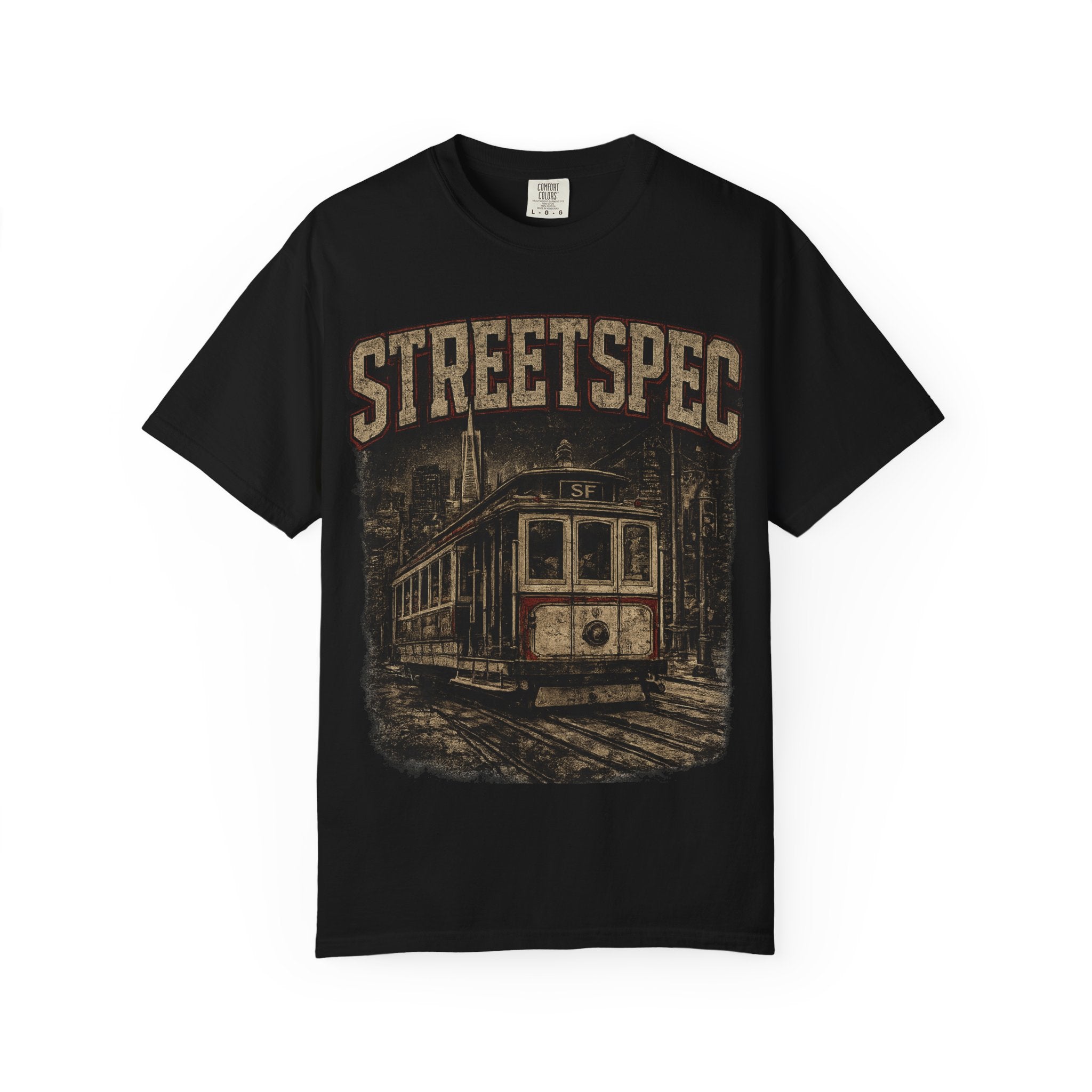 Vintage Streetcar Tee — "streetspec" Graphic T-Shirt