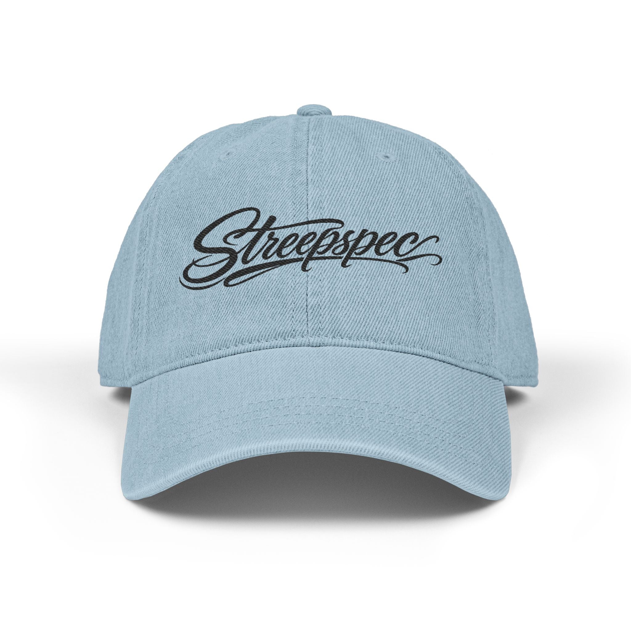 Embroidered 'Streetspecs' Denim Hat — Vintage Baseball Cap