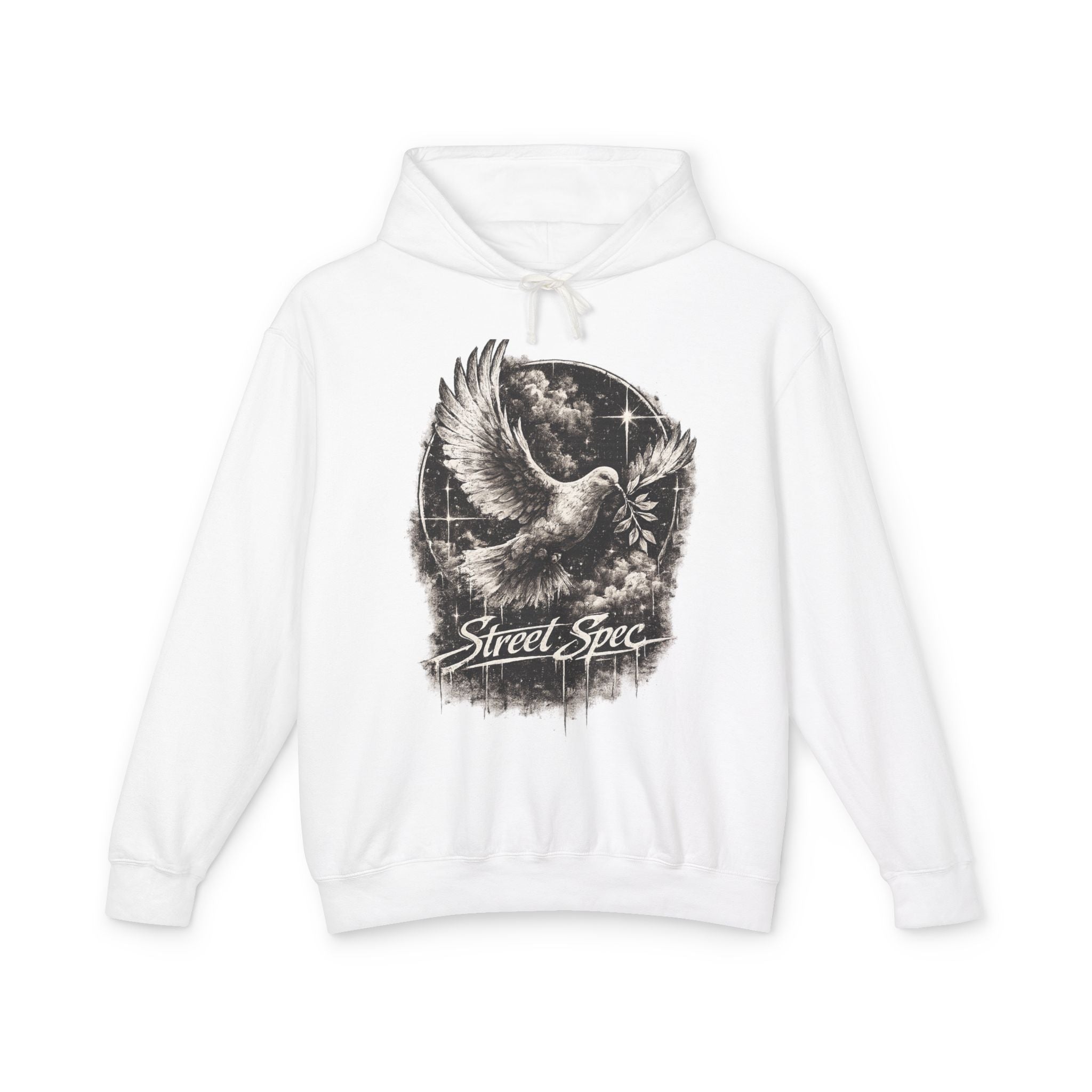 Dove Graphic Lightweight Hoodie Pullover