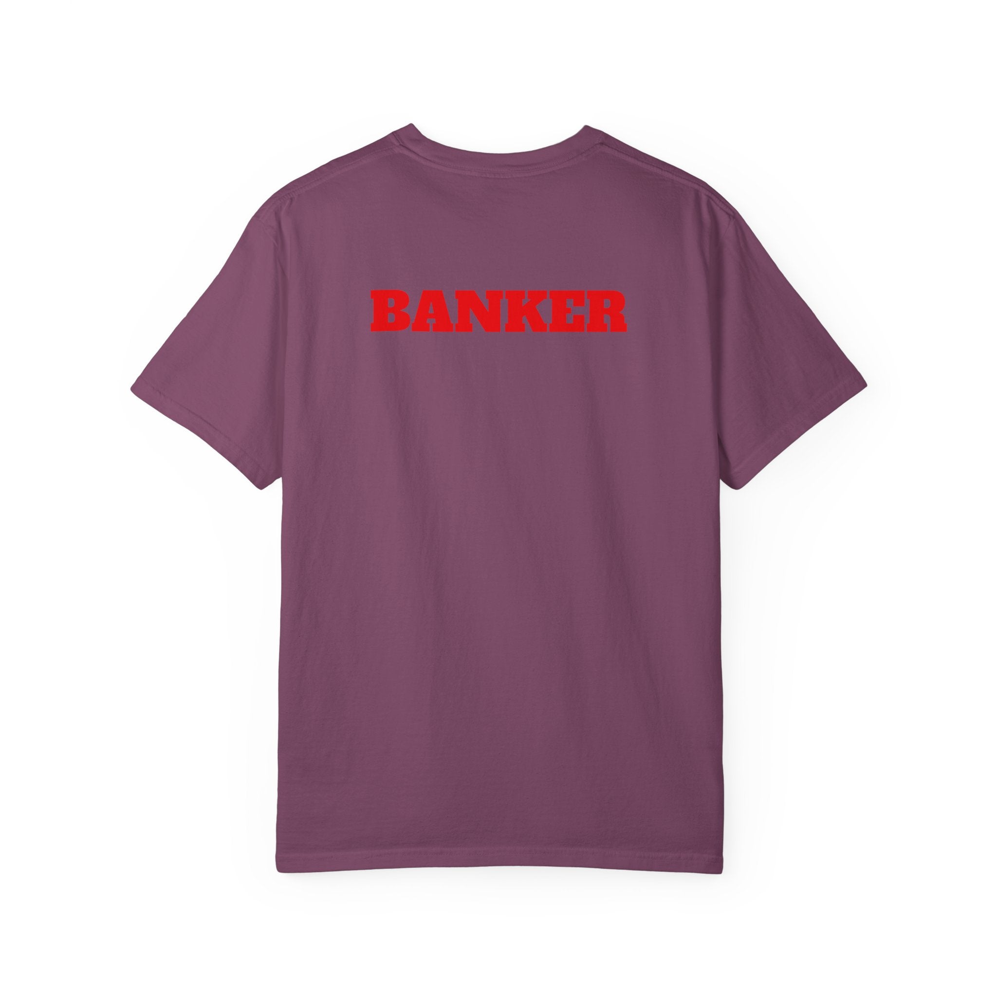 Banker Is King T-Shirt — Retro Crown Money Graphic Tee (Back "BANKER")