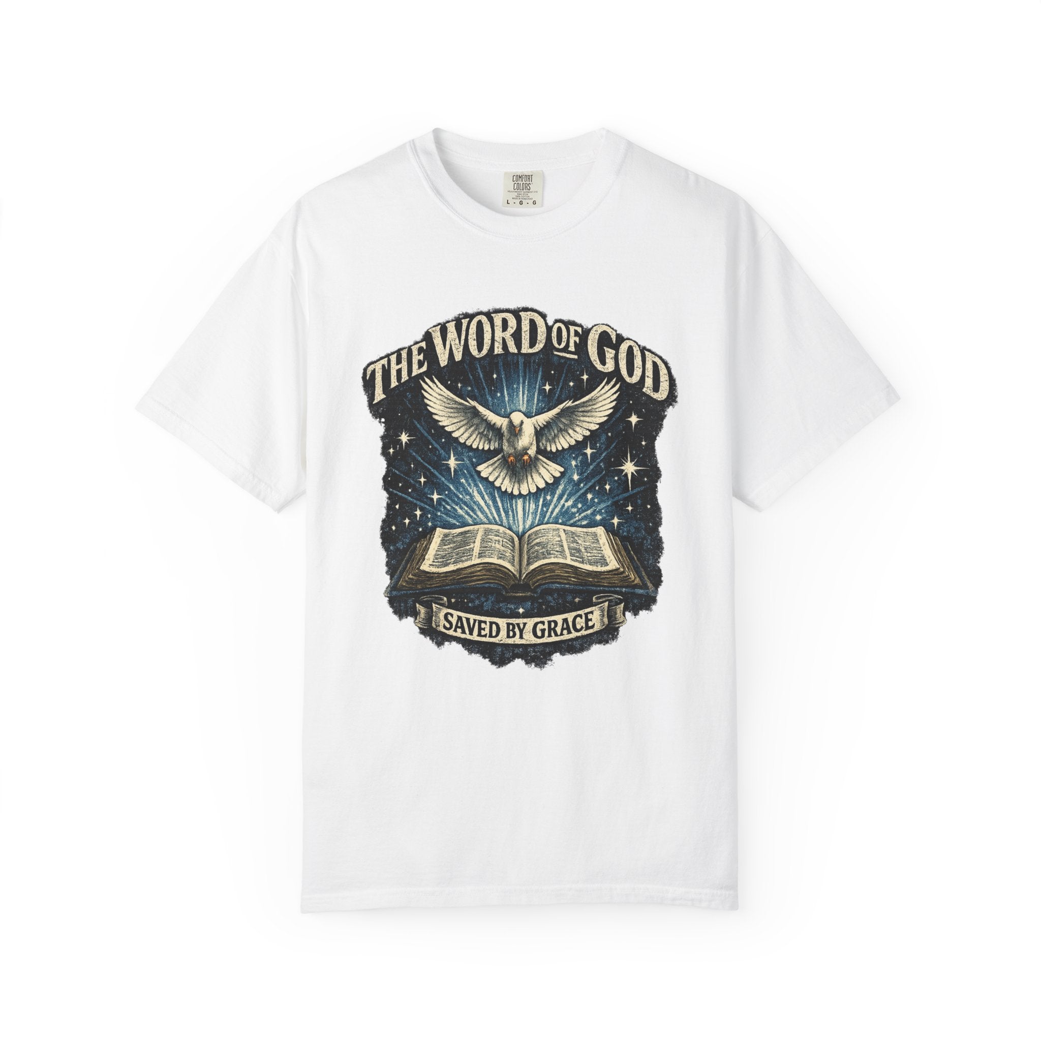 Faith Dove Bible T-Shirt — Word of God Scripture Graphic Tee