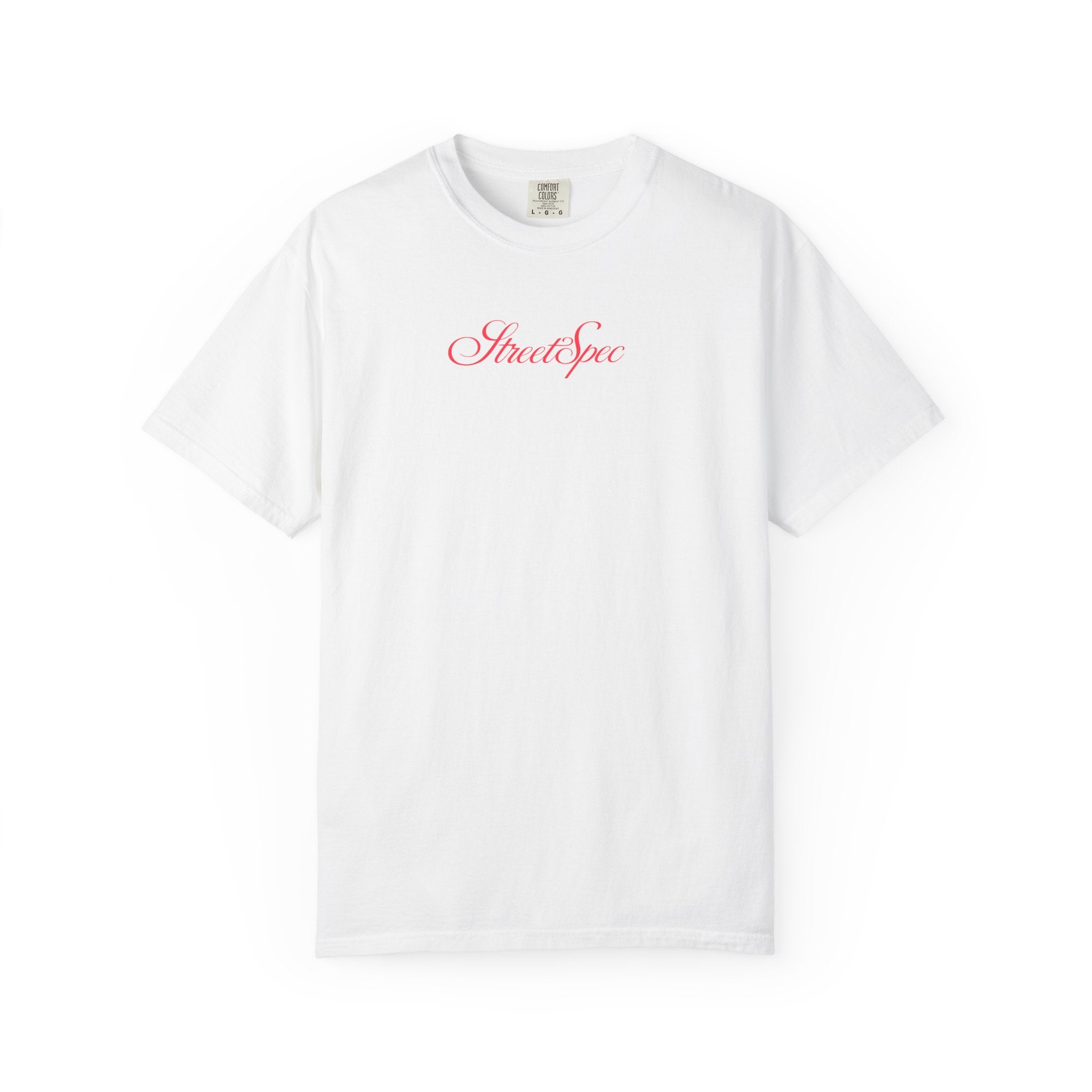 Lion Graphic T-Shirt — 'Stay Sane' Script Front & Geometric Lion Back