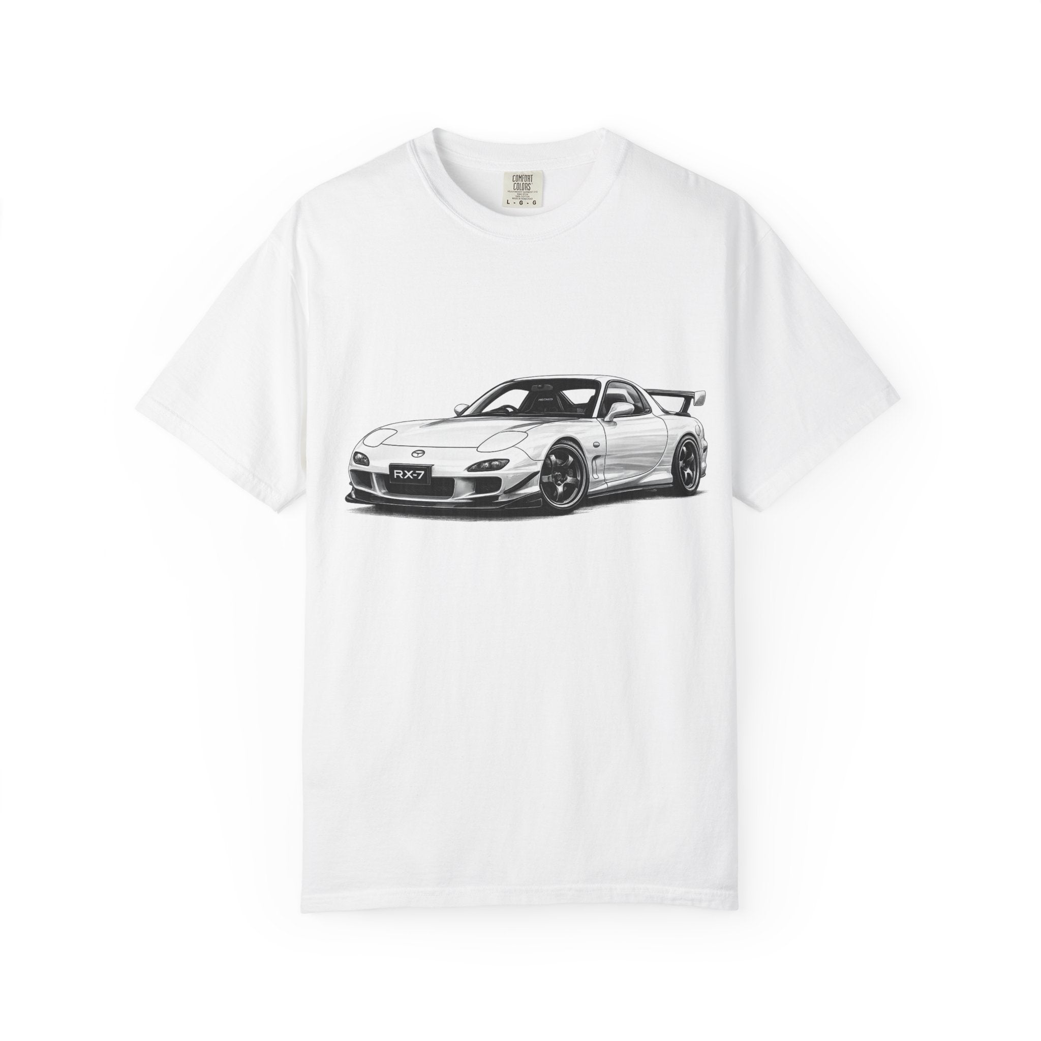 RX-7 Sport Car T-Shirt — Classic Racing Coupe Graphic Tee