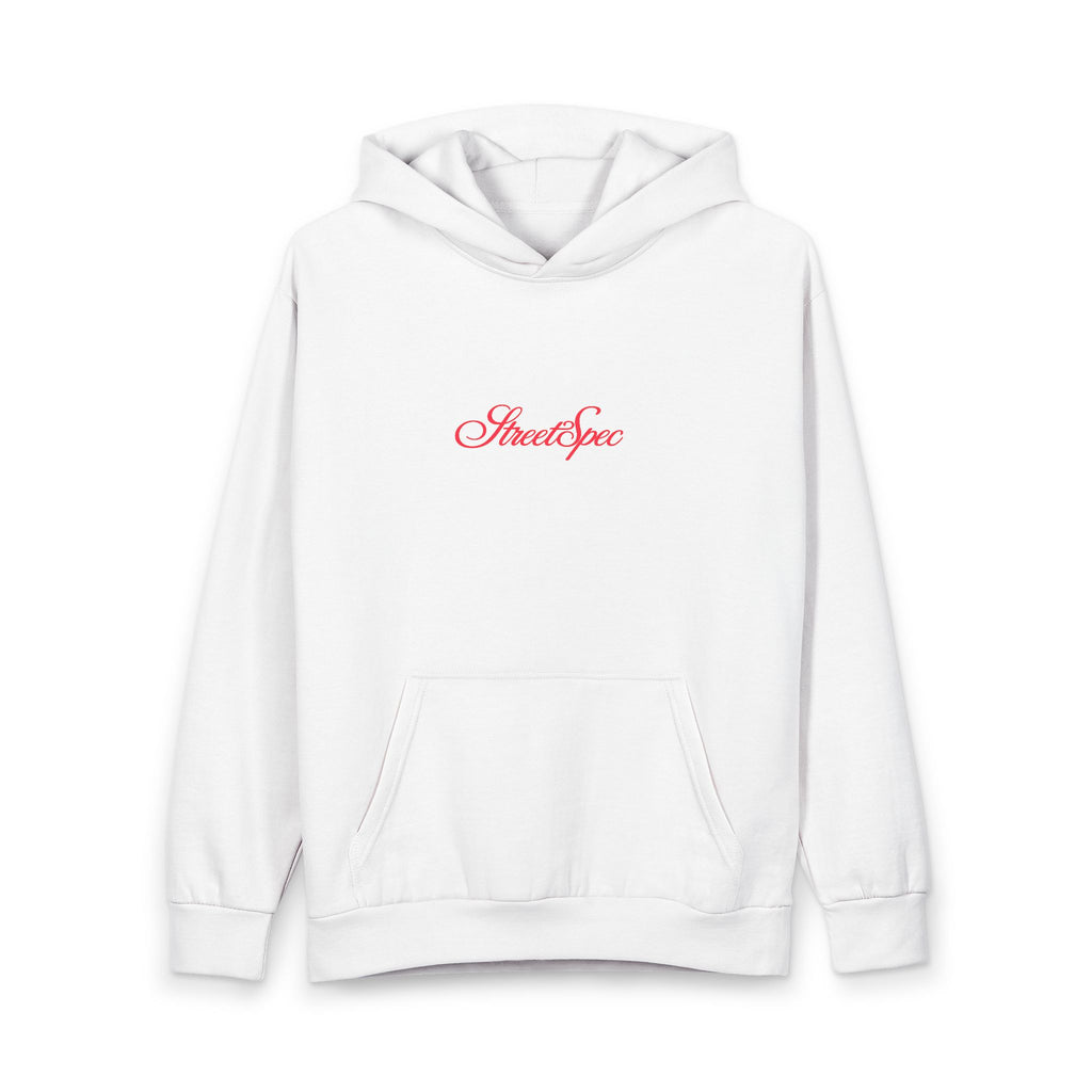 Nas Script Logo Hoodie — Streetwear Pullover with Script Back Graphic