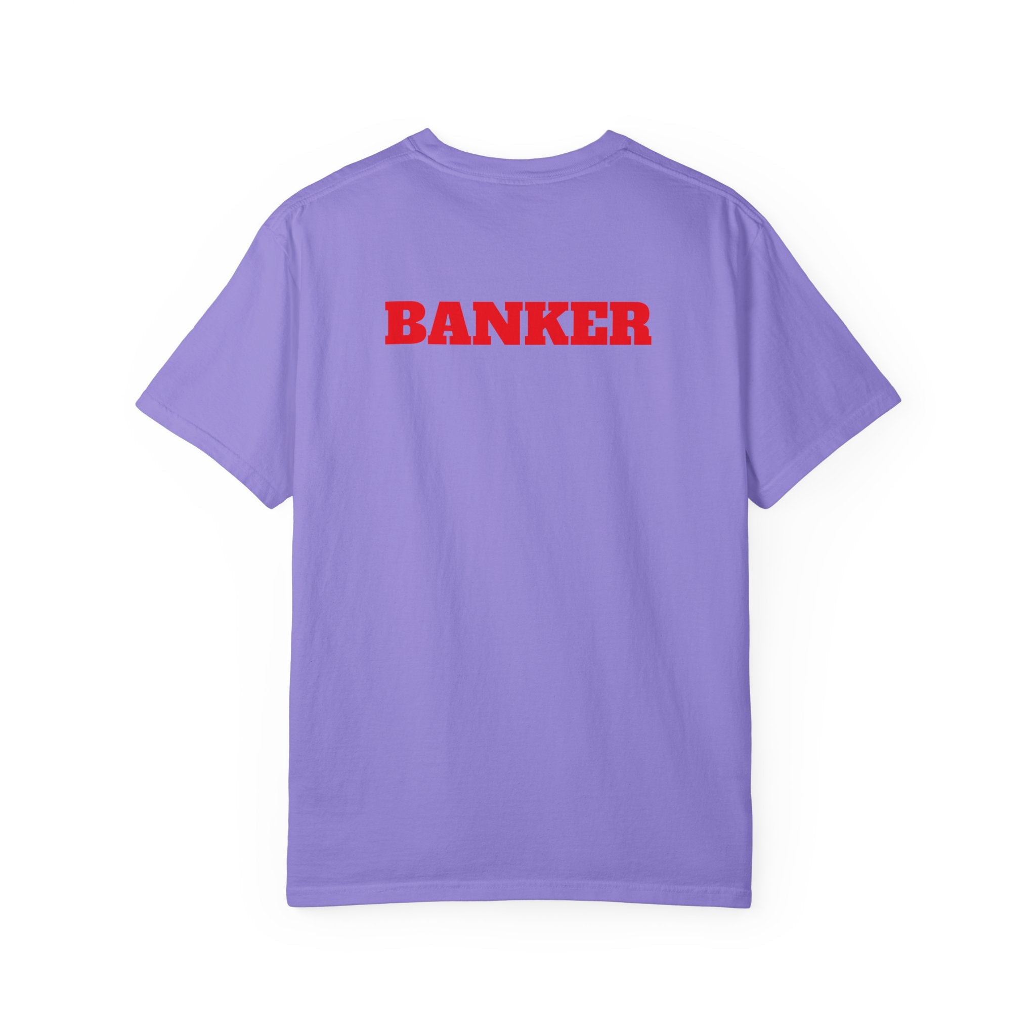 Banker Is King T-Shirt — Retro Crown Money Graphic Tee (Back "BANKER")