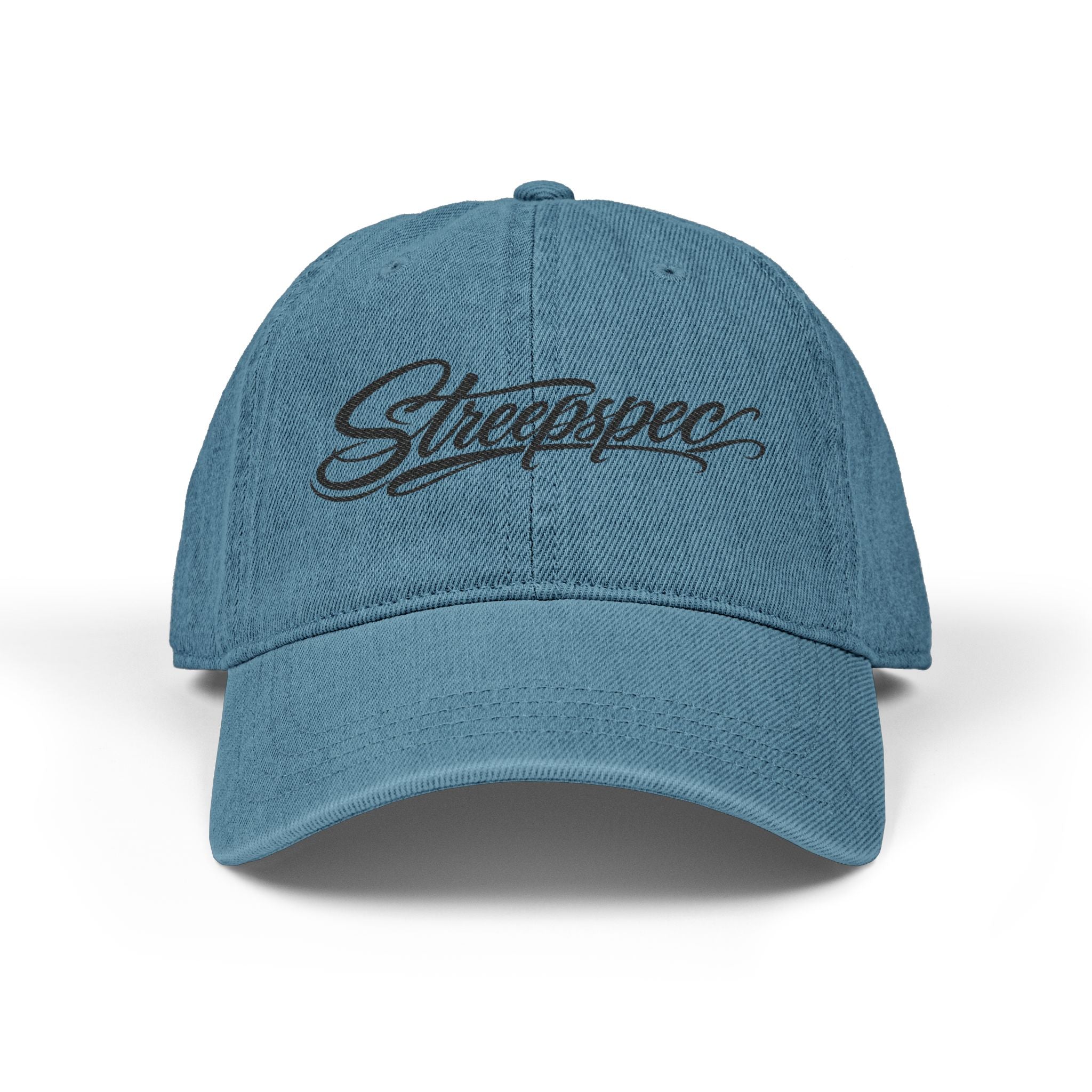 Embroidered 'Streetspecs' Denim Hat — Vintage Baseball Cap