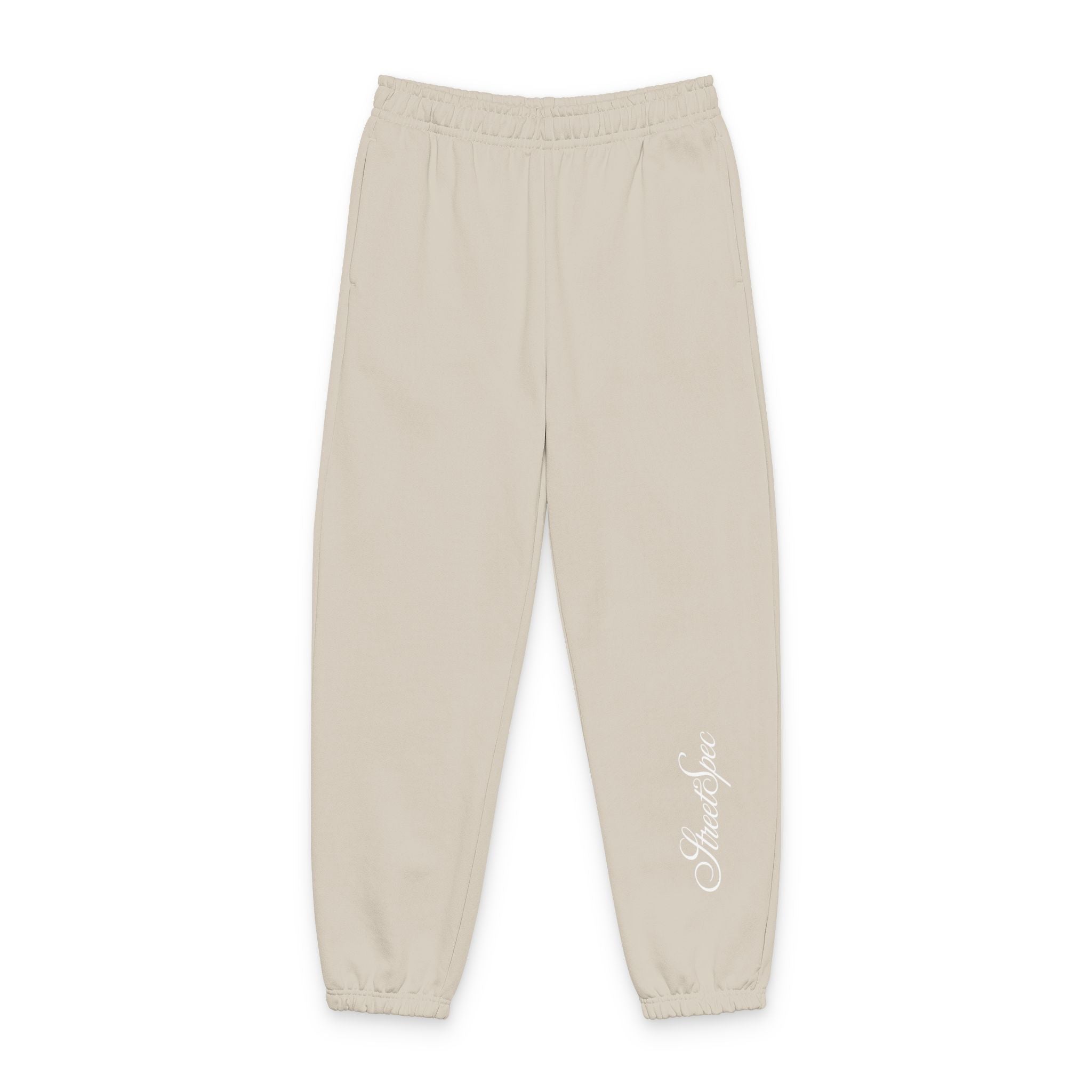 Script Logo Sweatpants — Cozy Heavyweight Joggers with Cursive Side Print