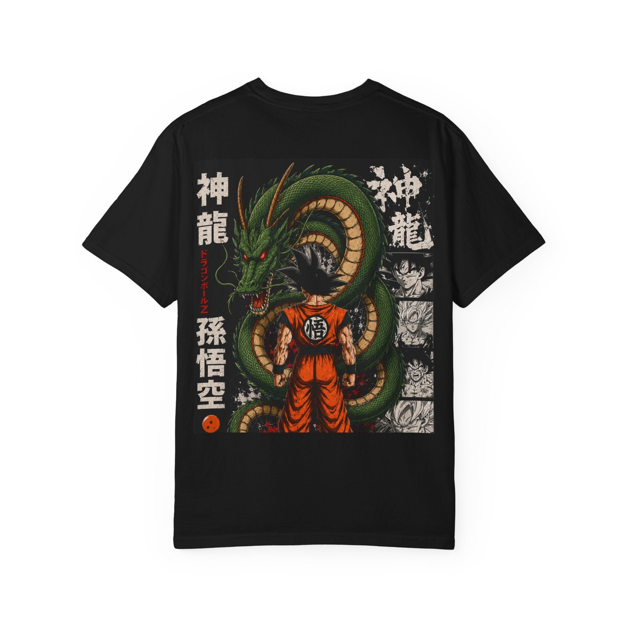 Dragon Balls T-Shirt — Retro Anime Goku & Shenron Graphic Tee