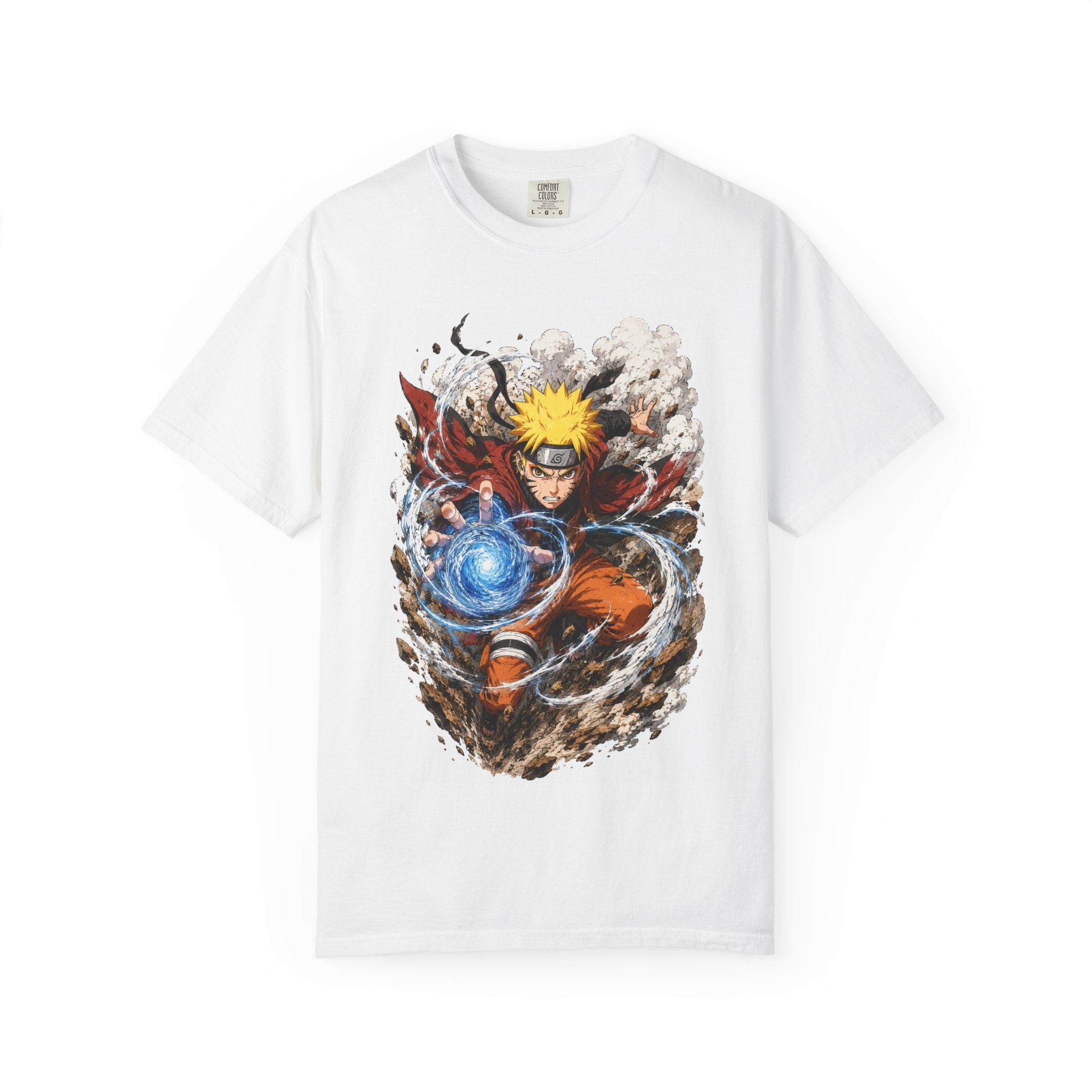 Naruto Rasengan Action T-Shirt — Anime Ninja Graphic Tee