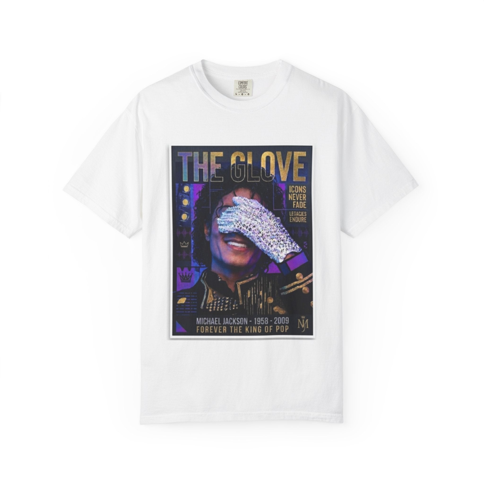 Graphic T-Shirt — 'Michael Jackson' Sparkle Glove Magazine Cover Tee