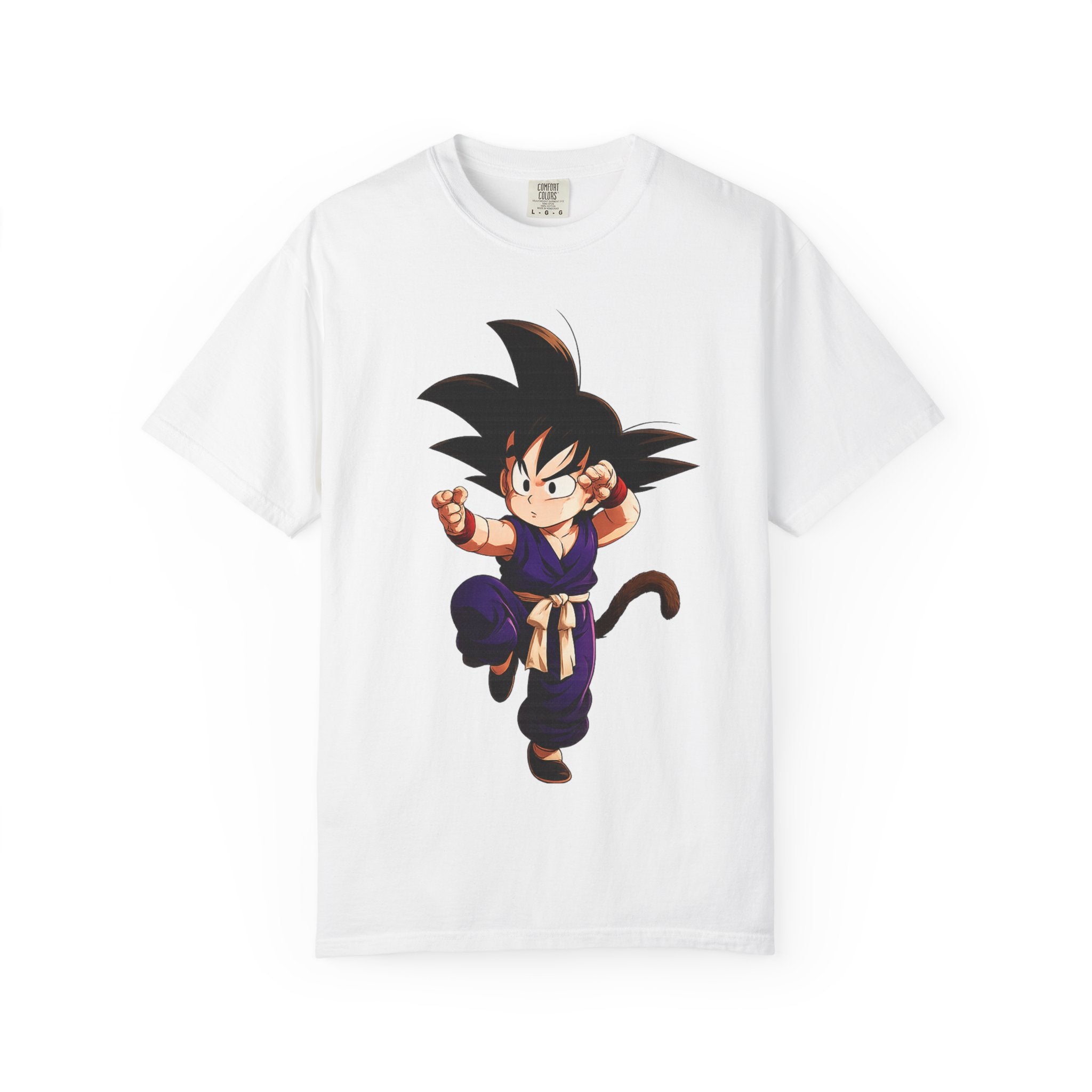Kids' Anime Goku T-Shirt — Cute Kid Goku Martial Arts Graphic Tee