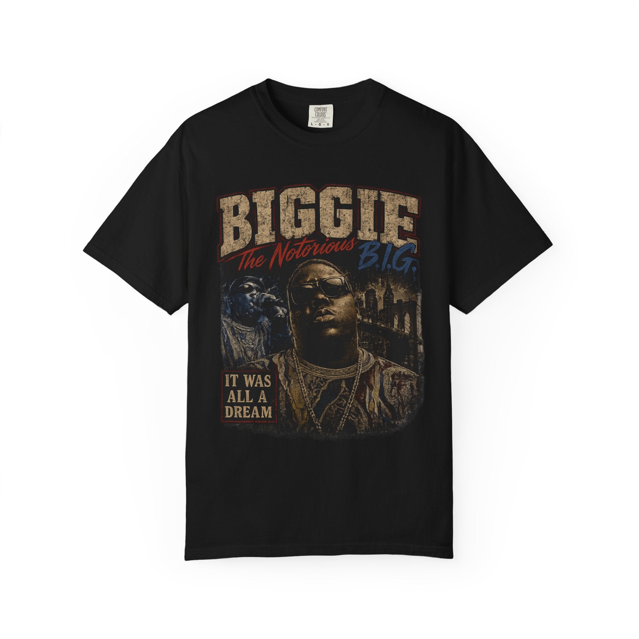 Biggie Vintage Graphic T-shirt — Retro Rap Tribute Tee