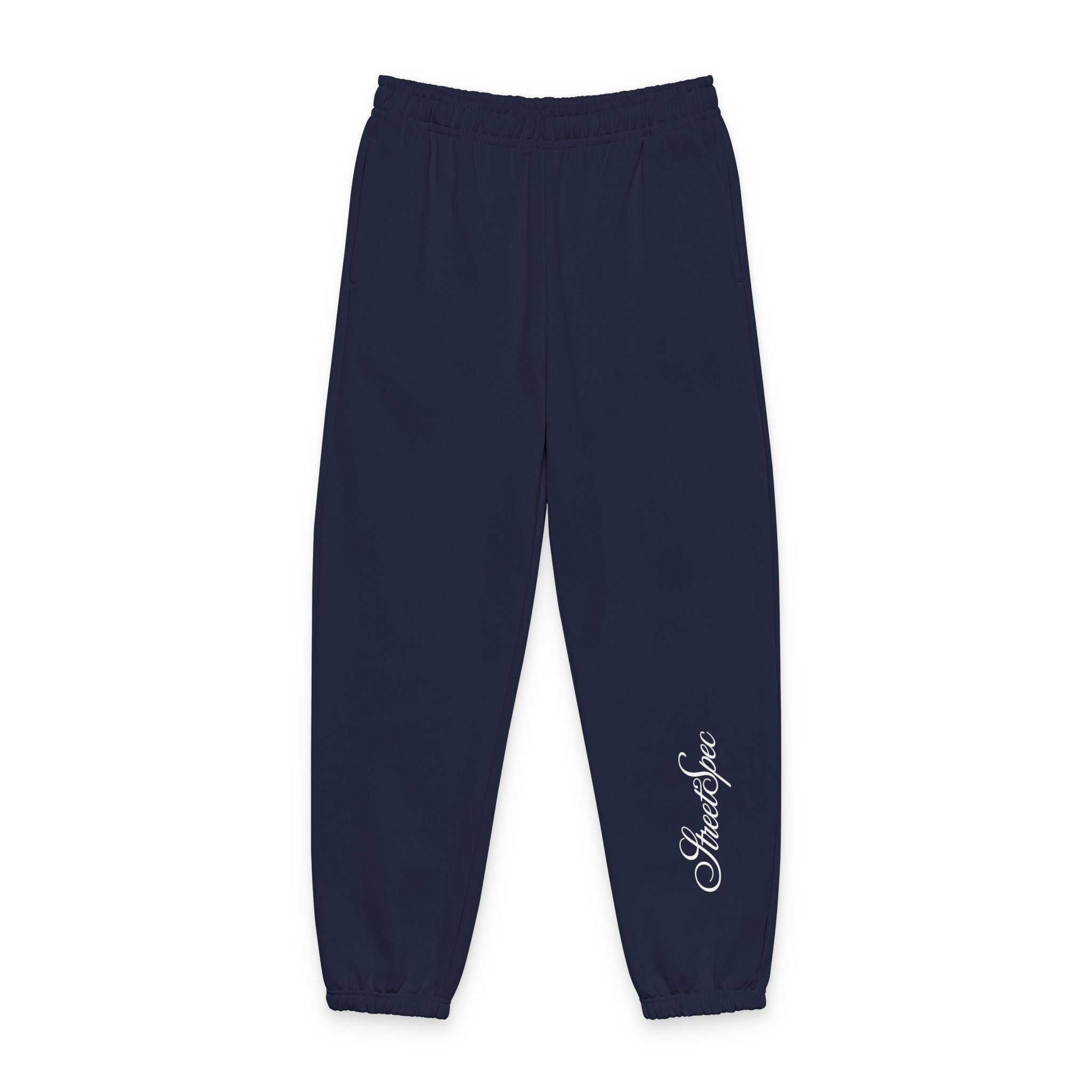 Script Logo Sweatpants — Cozy Heavyweight Joggers with Cursive Side Print