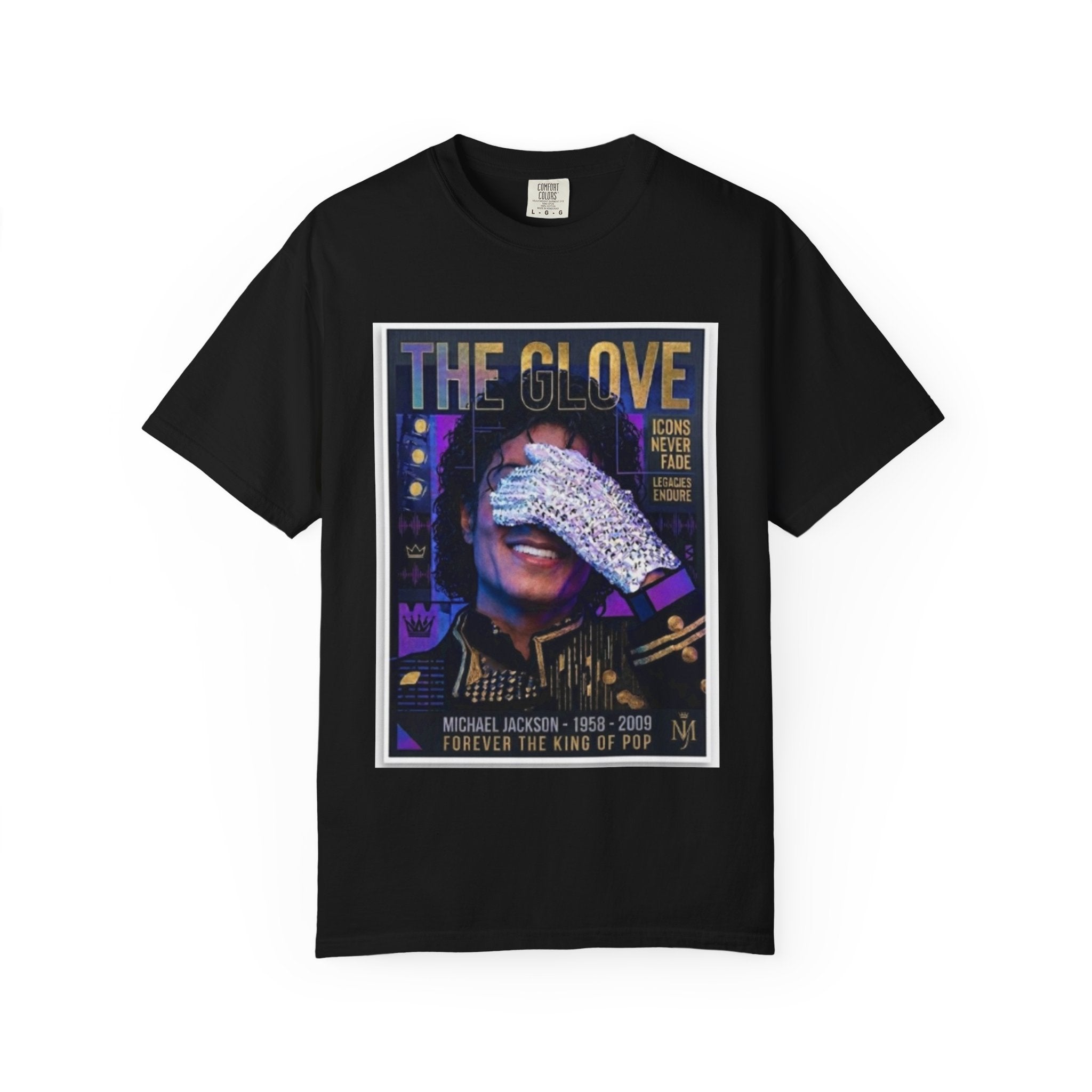 Graphic T-Shirt — 'Michael Jackson' Sparkle Glove Magazine Cover Tee